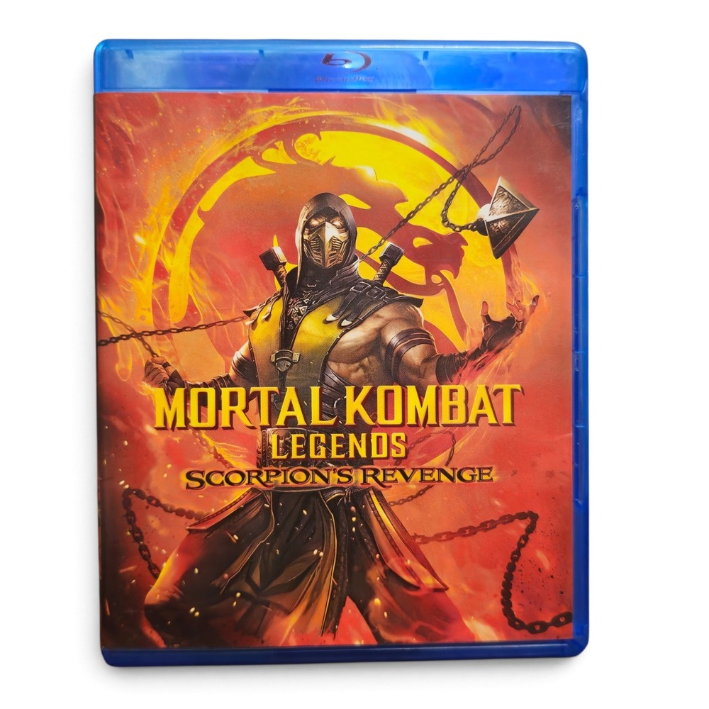 Warner Bros Mortal Kombat Legends Scorpion's Revenge DVD Blue Good Animated R